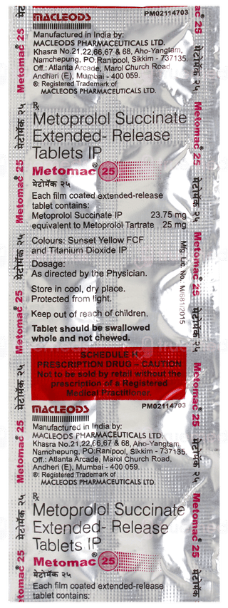 Metomac 25 Tablet 10